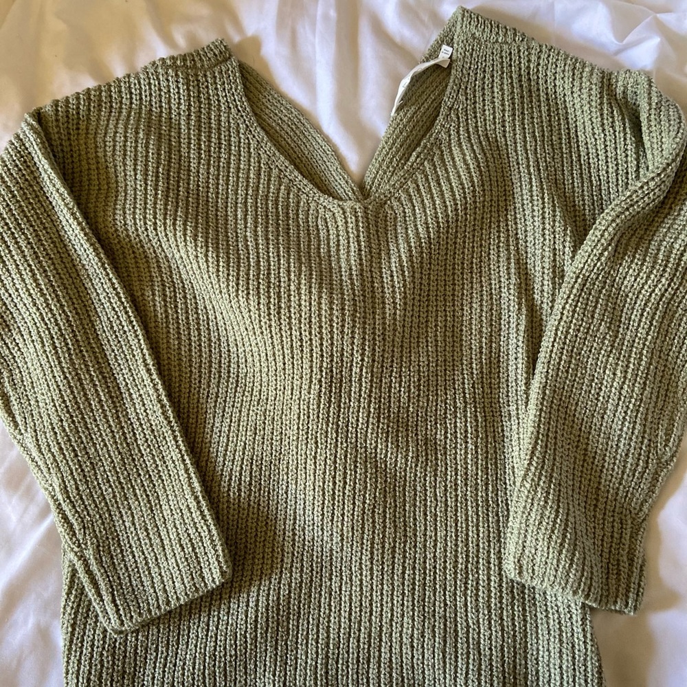 Twist Back Sweater